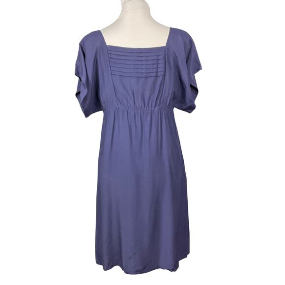 MAEVE Anthropologie Dress Alyssum Dk Blue Med Boho Cottagecore Peasant Festival - Picture 3 of 15